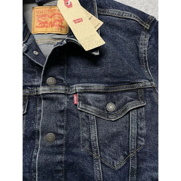Levi's Men's Trucker Blue Denim Jacket Size Small